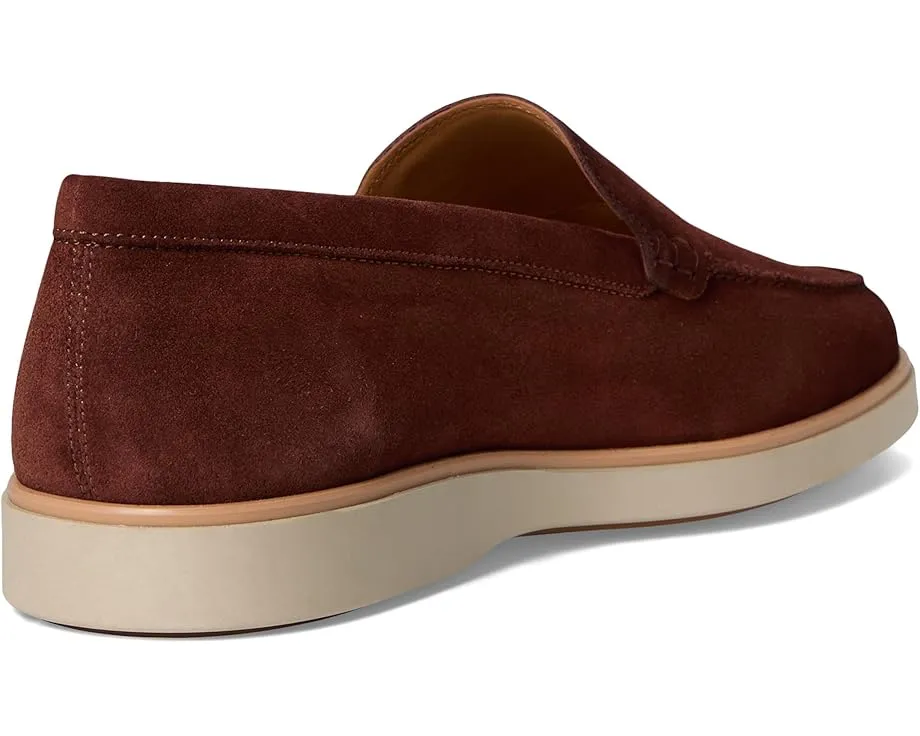 Мокасины Magnanni Lourenco из замши с кожаной стелькой и плоским каблуком