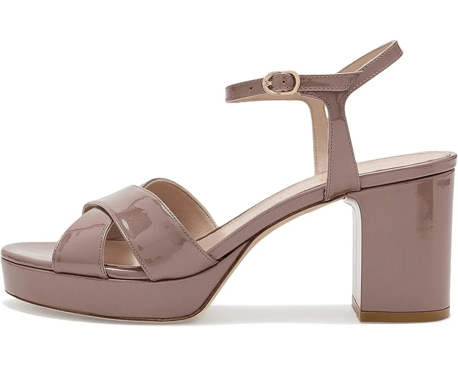 Сандалии Stuart Weitzman Dayna Platform 80 на платформе с ремешком на щиколотке