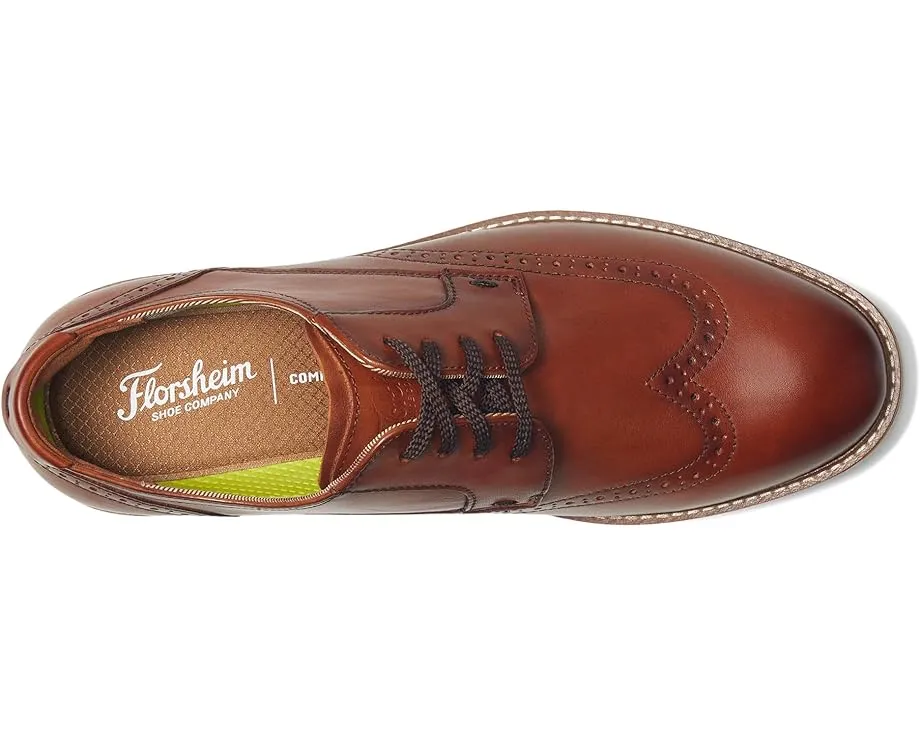 Оксфорды Florsheim Vibe Wing Tip с гладкой кожей и клиновидной подошвой