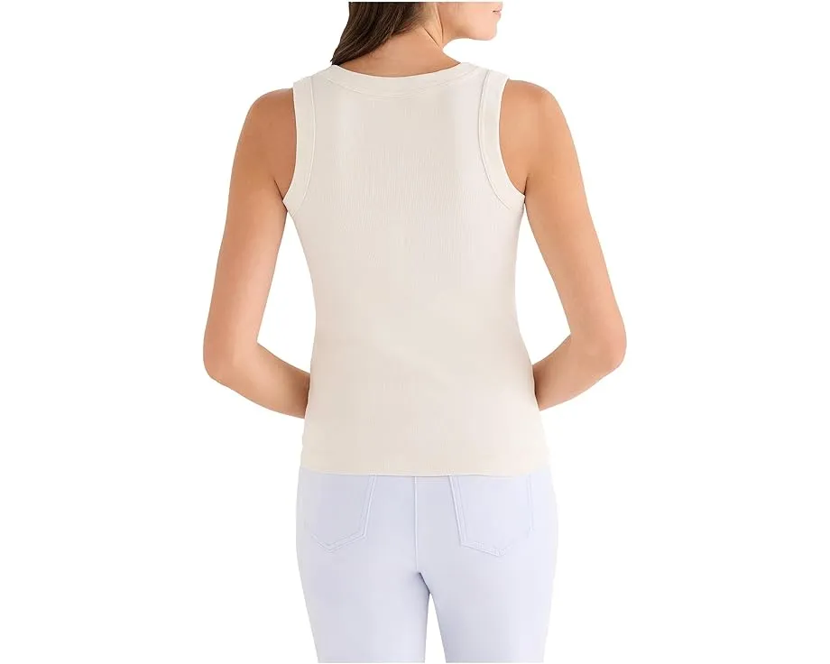 Топ NIC+ZOE Perfect с круглым вырезом и ребристым трикотажем