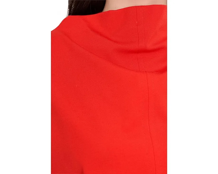 Топ Trina Turk Pavilion из мягкого понте с драпированным воротником