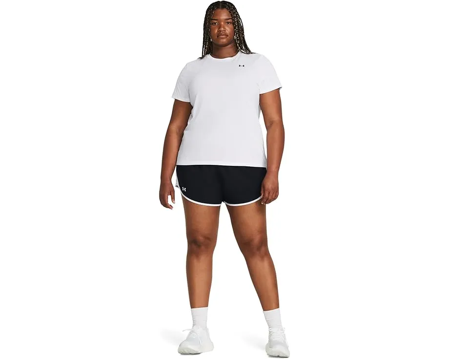 Шорты Under Armour Plus Size Fly By с эластичным поясом и карманами на молнии