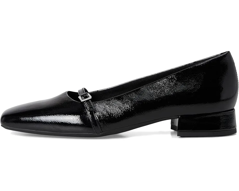 Балетки Vagabond Shoemakers Debbi Patent на блок-каблуке с квадратным носком