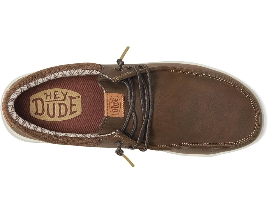 Слипоны Paul Classic Hey Dude с эластичными шнурками и память формы