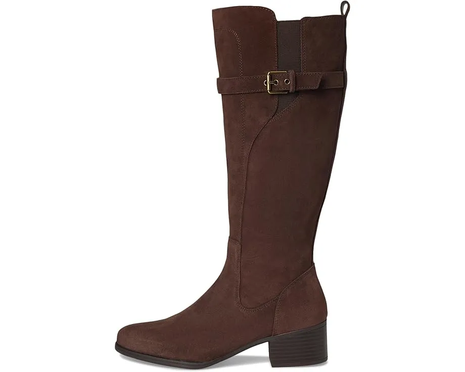 Высокие сапоги Naturalizer Kenna Wide Calf до колена с ремнем и пряжкой