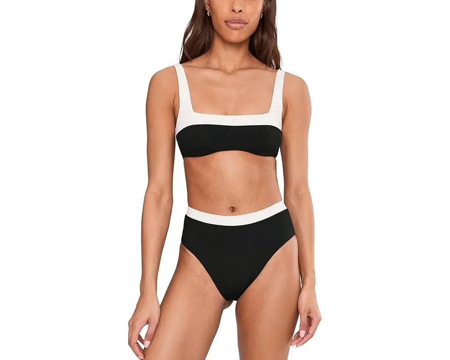 Купальник L*Space Misha Bottom Classic с высокой талией и комбинированной тканью