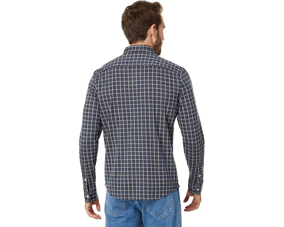 Рубашка Faherty Coastline Knit в клетку из мягкого хлопка