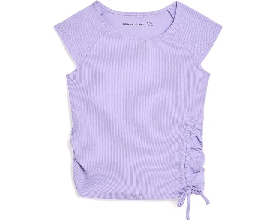 Футболка с асимметричной драпировкой abercrombie kids для детей