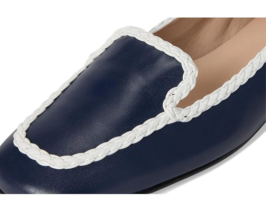 Туфли French Sole Jodie на каблуке с отделкой из рафии