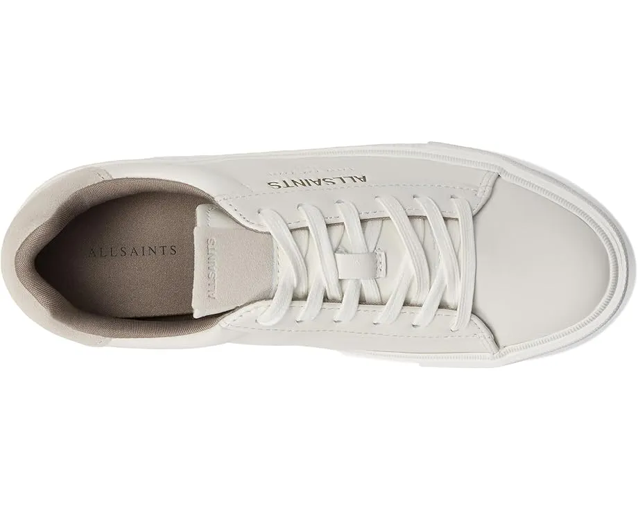 Кожаные кроссовки AllSaints Underground с круглым носком и резиновой подошвой