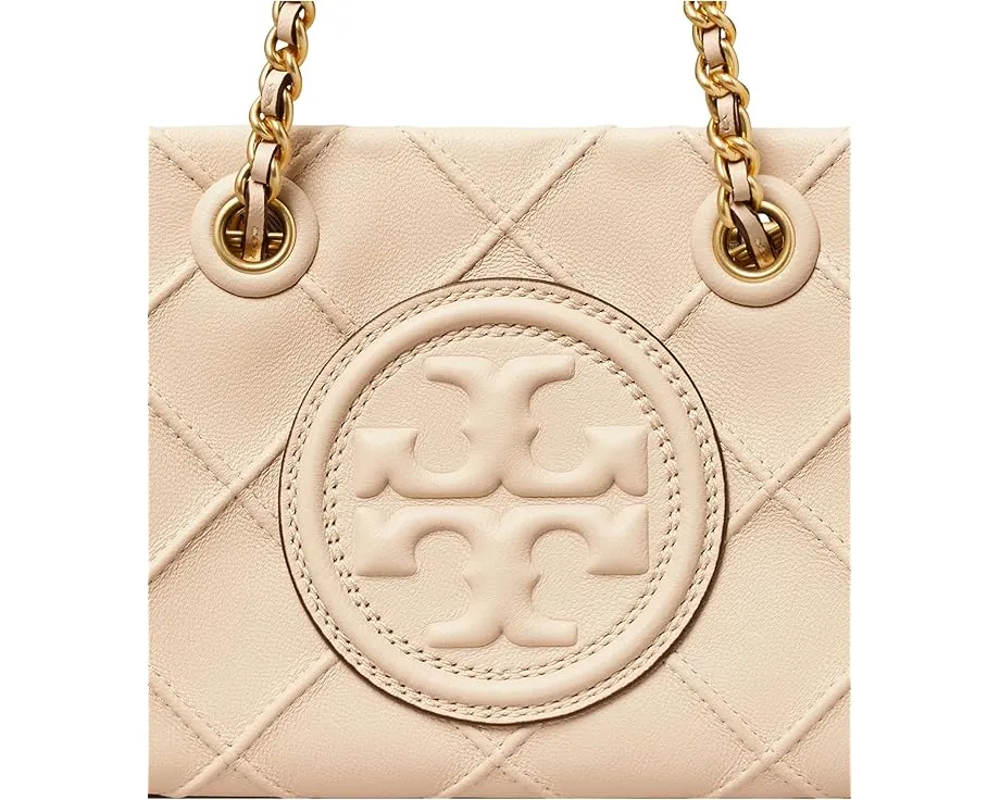 Стёганая сумка Tory Burch Fleming Soft Mini Chain Tote на цепочке