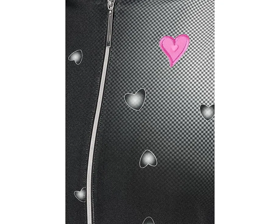 Топ Jamie Sadock без рукавов с молнией спереди Happy Heart в горошек