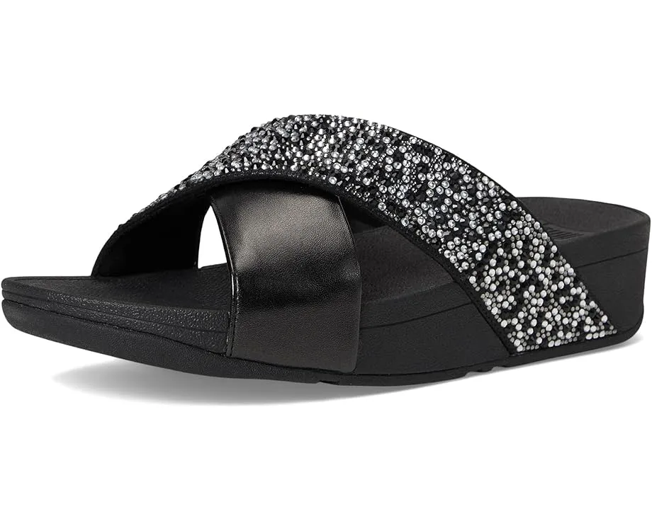 FitFlop Сланцы Lulu Crystal-Mix с кристаллами и технологией MicroWOBBLEBOARD