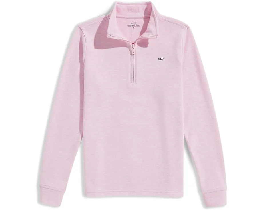 Свитшот Saltwater с молнией на четверть из мягкой хлопковой ткани Vineyard Vines Kids