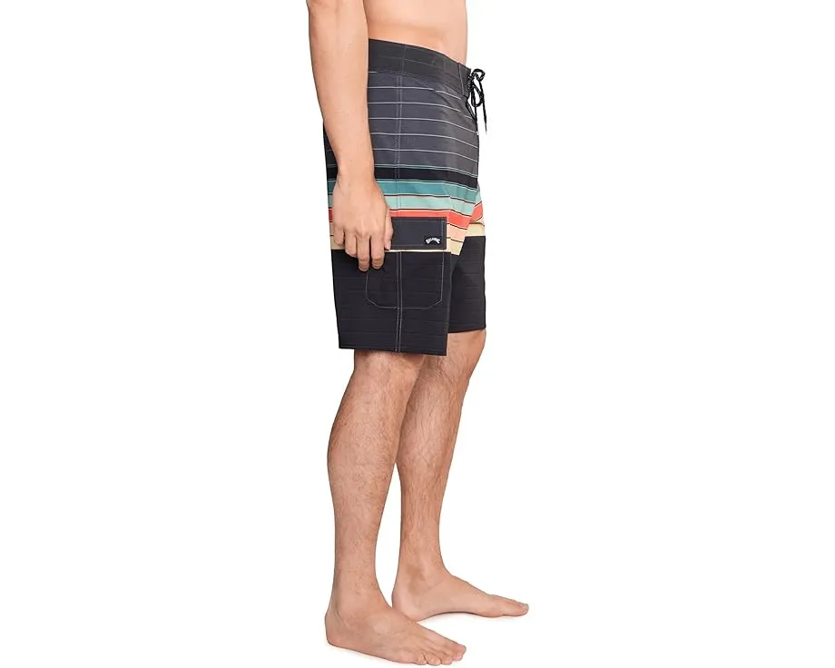 Billabong шорты All Day Stripe Pro с принтом