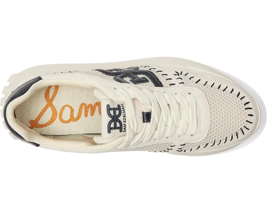 Кроссовки Langley Woven с верхом из замши в винтажном стиле Sam Edelman
