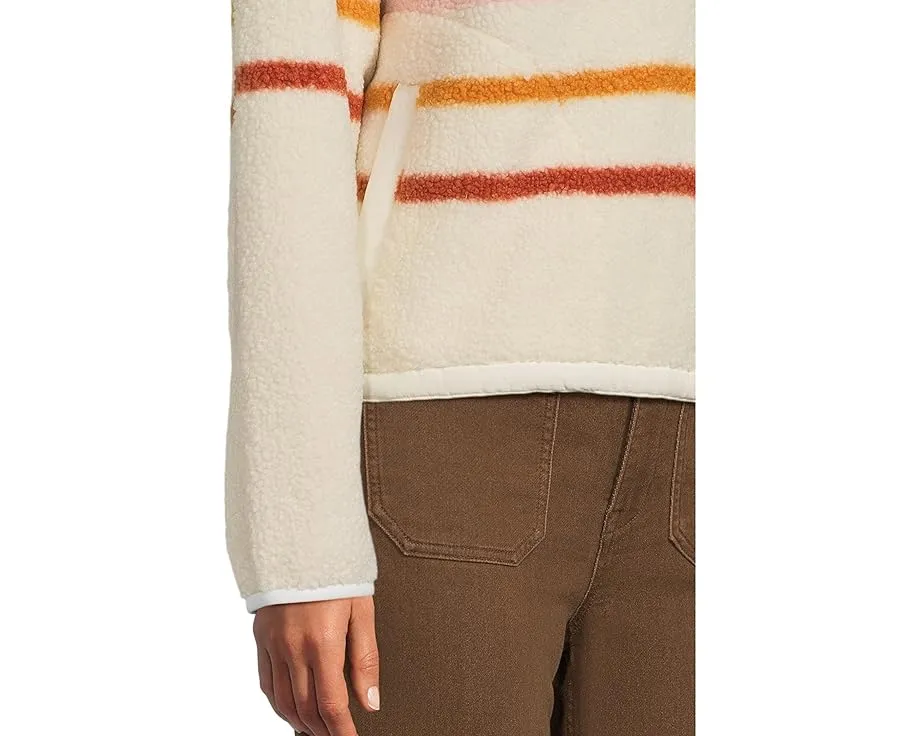 Толстовка Faherty Fireside Fleece с воротником и полоской