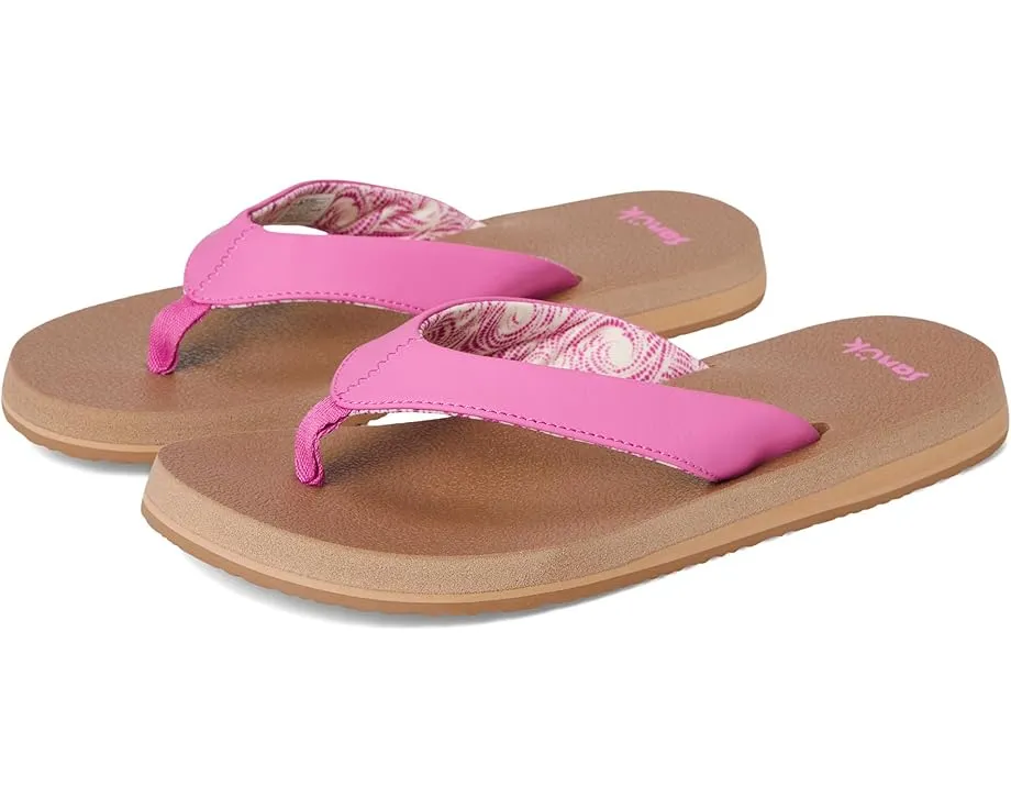 Сланцы Sanuk Yoga Mat II с оригинальной стелькой из коврика для йоги и переработанной подошвой