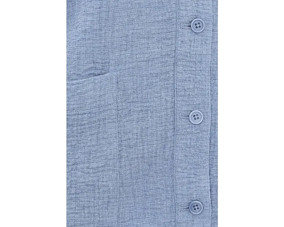 Куртка Eileen Fisher с воротником стойкой из двойного органического хлопка