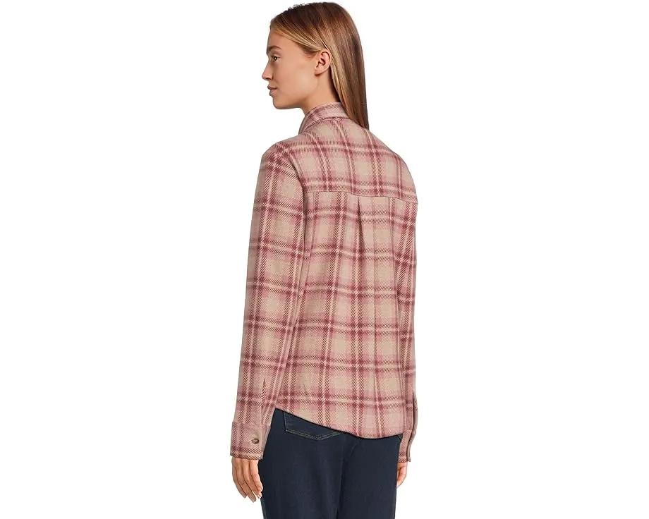 Футболка-свитер Faherty Legend с воротником и манжетами на пуговицах