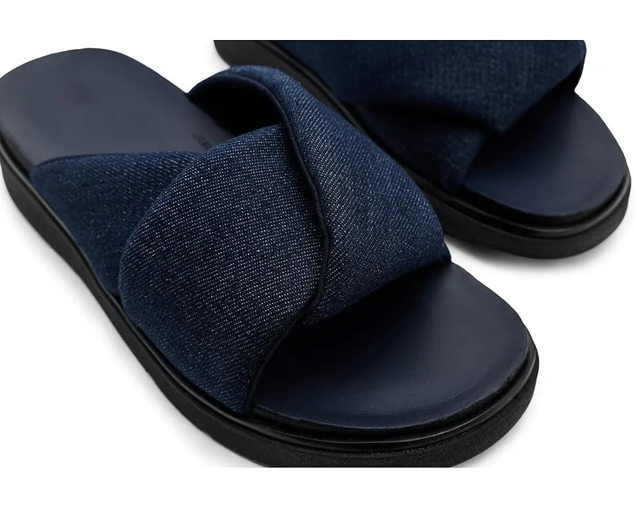 Сланцы FitFlop Gen FF Folded из денима с клиновидным каблуком