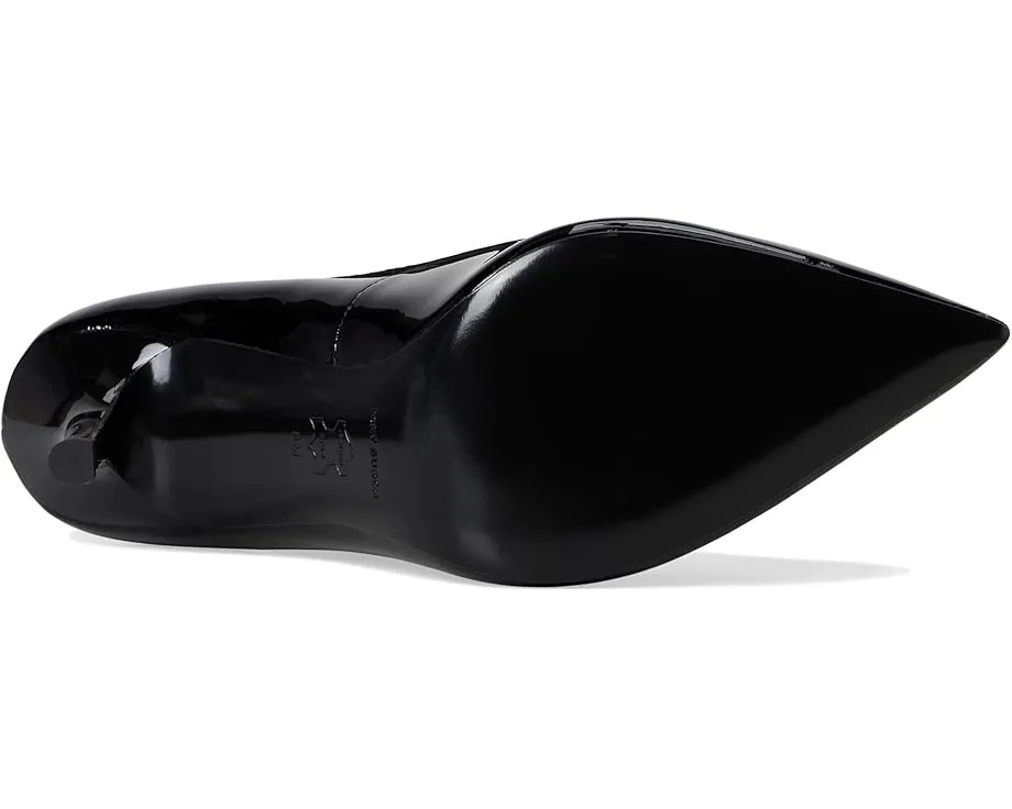 Туфли-лодочки Double T-Buckle Pump с острым носком на каблуке 80 мм Tory Burch