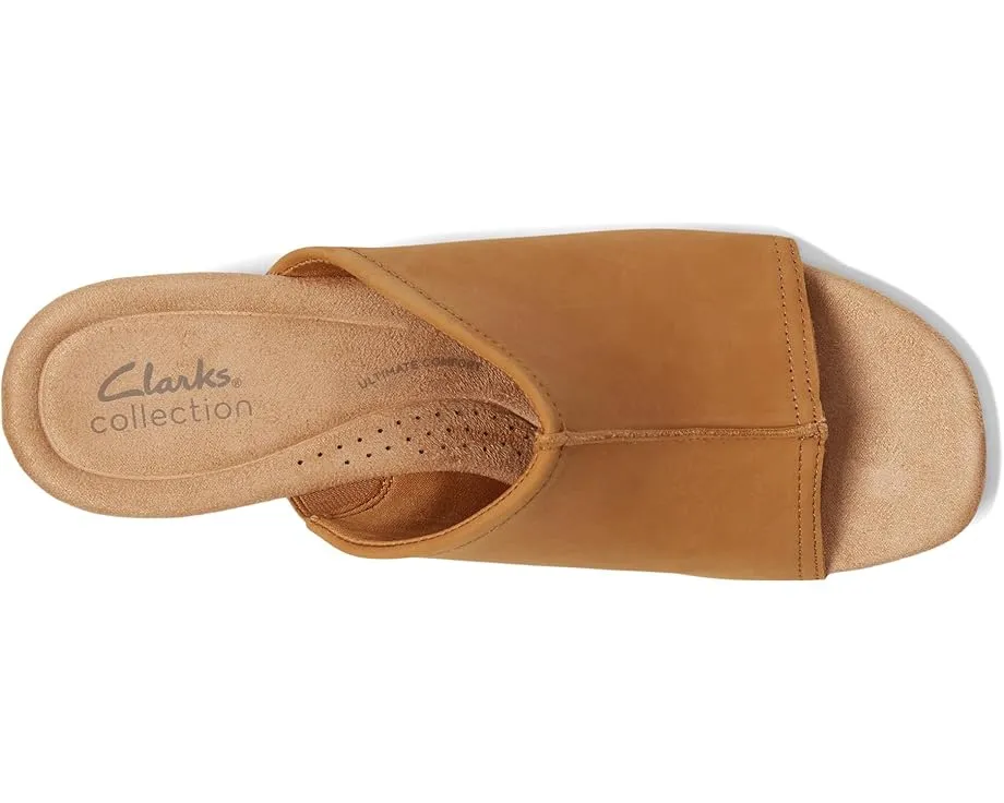 Сандалии Clarks Nerisa Vine на пробковом каблуке с мягкой стелькой