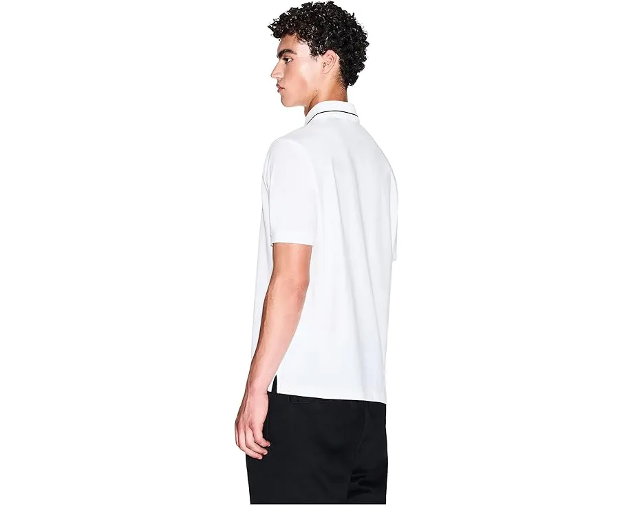 Поло Milano New York Logo с контрастным принтом Armani Exchange