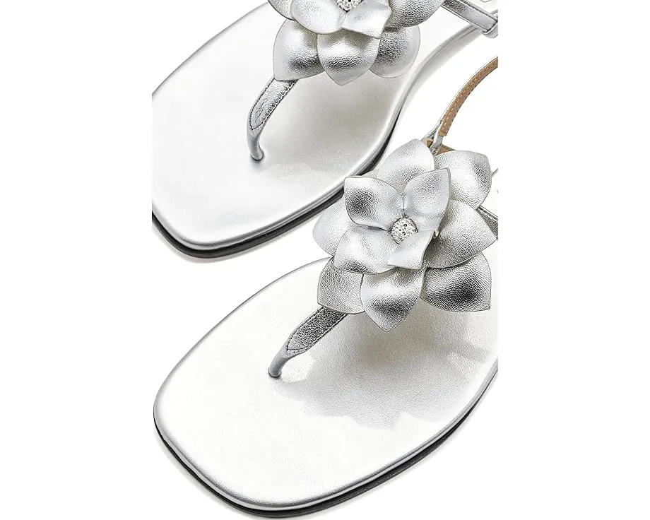 Сандалии Jacie Thong MICHAEL Michael Kors с кожаным цветком