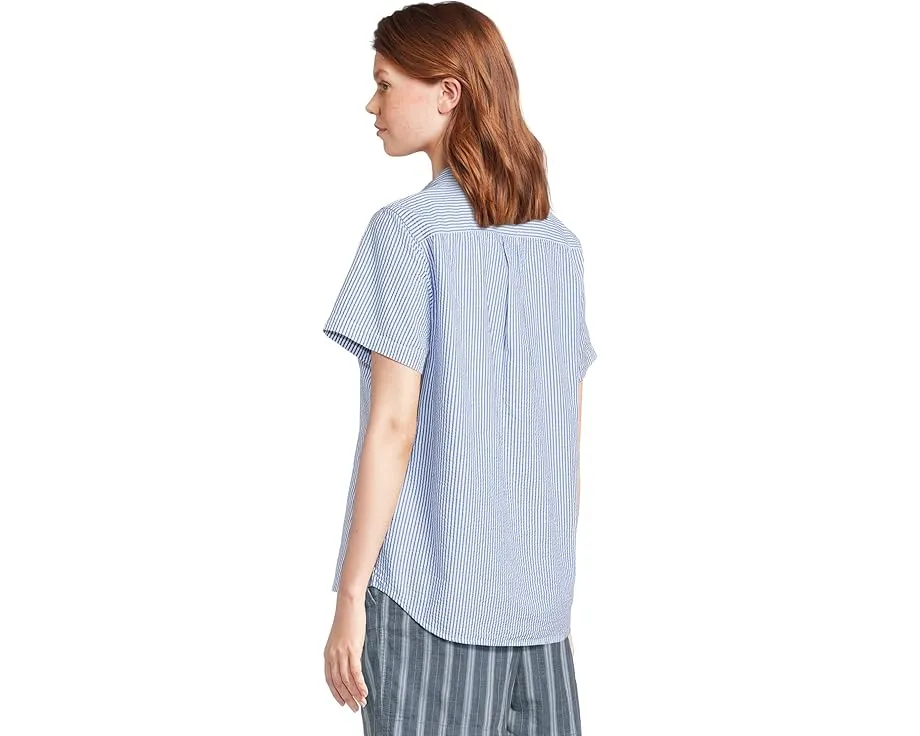 Рубашка L.L.Bean Vacationland из ткани пике с короткими рукавами и застежкой на пуговицах