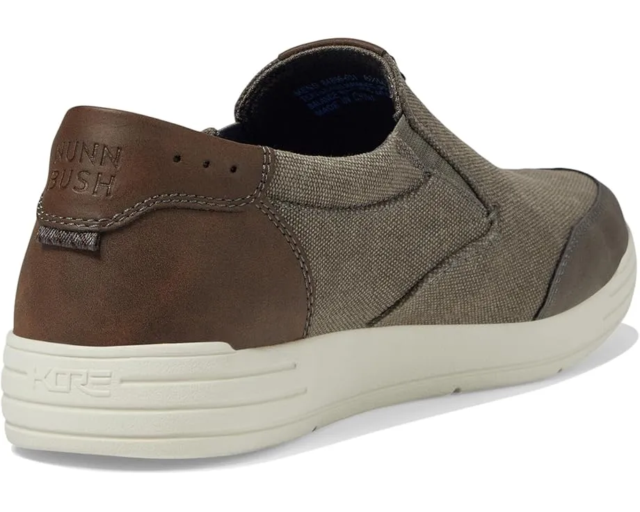 Слипоны Nunn Bush City Walk Canvas Moc Toe с гелевой стелькой и подошвой EVA