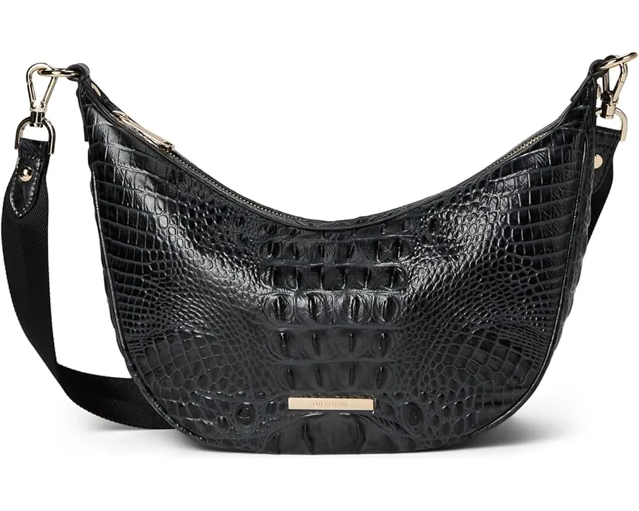 Кроссбоди Percy от Brahmin в форме полумесяца с регулируемым ремнем