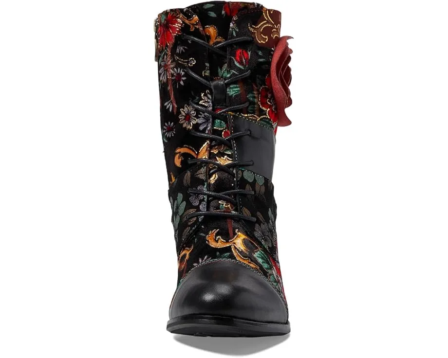 Ботильоны L'Artiste by Spring Step Roselia с гобеленовым цветочным узором