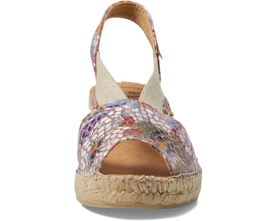 Эспадрильи Teide-PM от Toni Pons с открытым мысом и джутовой подошвой
