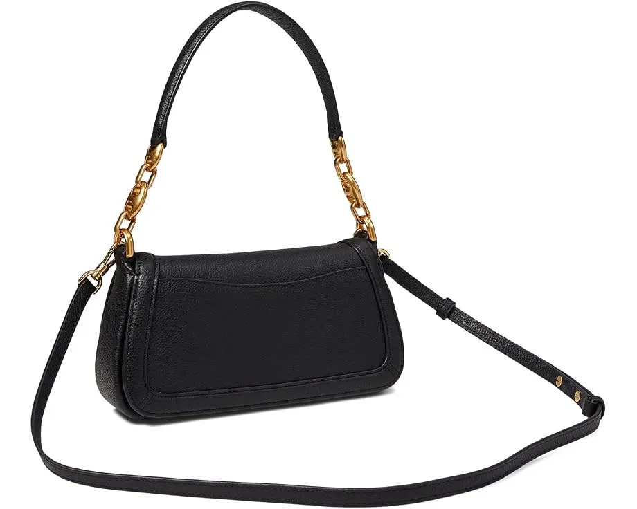 Gramercy Pebbled Leather Small Flap Shoulder Bag