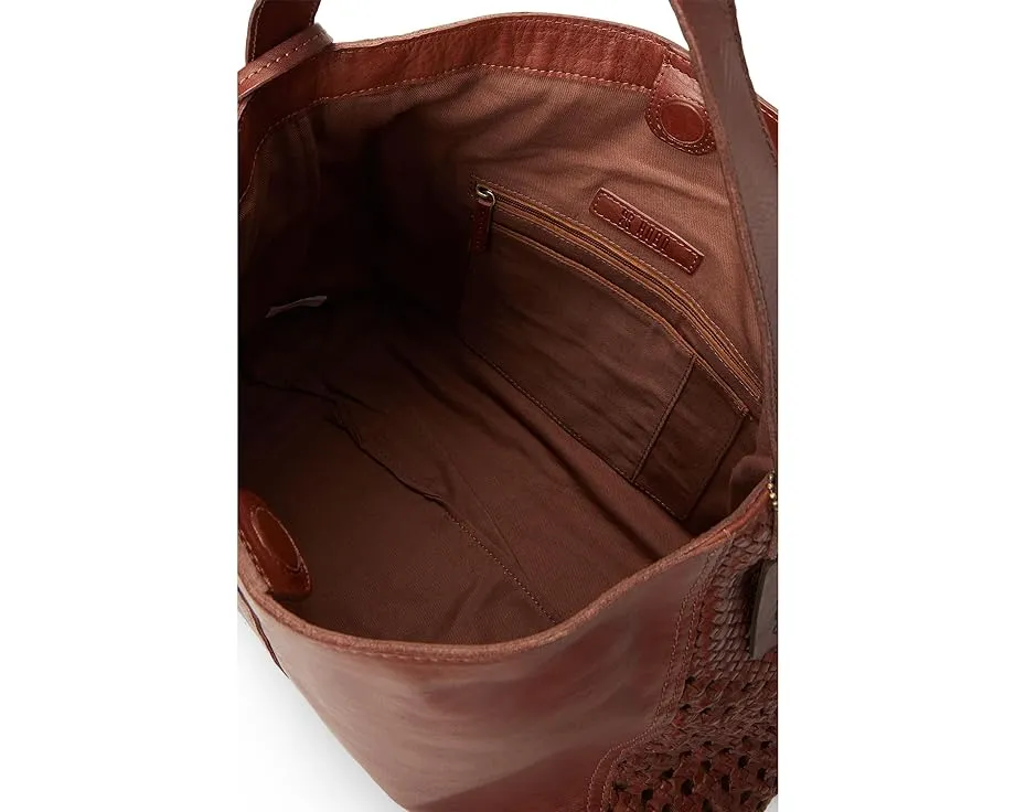 Сумка хобо Hazel из мягкой кожи с плетеным узором и ремнем через плечо