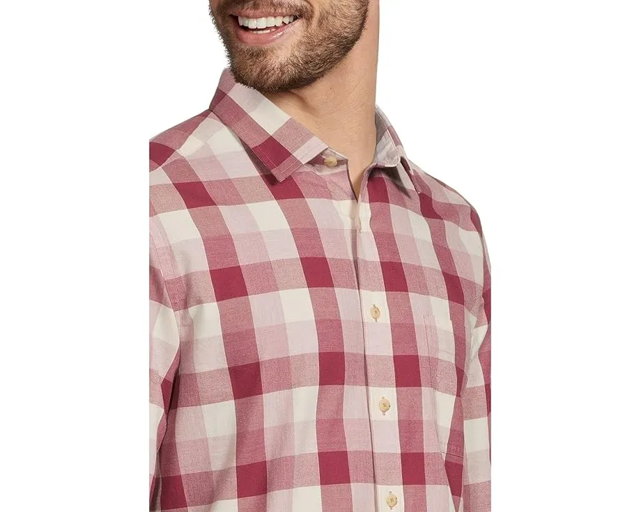 Фланелевая рубашка UNTUCKit Greenwald с длинным рукавом и клетчатым узором