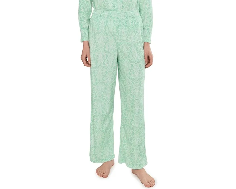 Пижамный комплект Petite Minky Fleece с принтом от Karen Neuburger