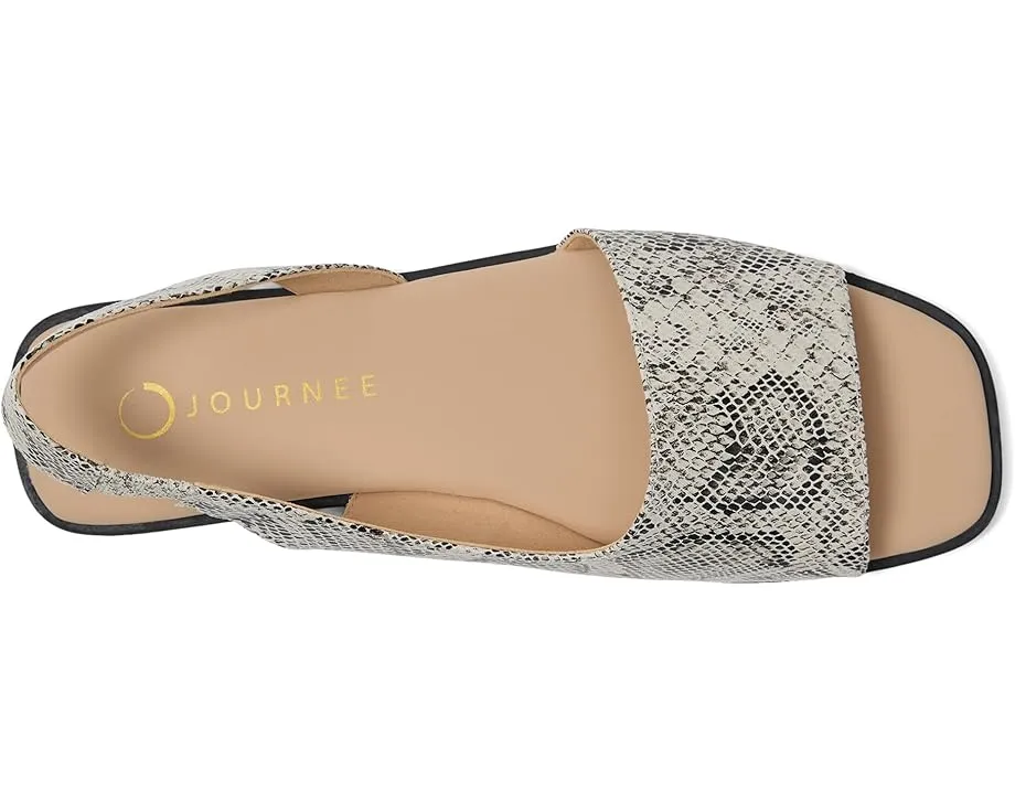 Сандалии Journee Collection Brinsley с плоской подошвой и квадратным носком