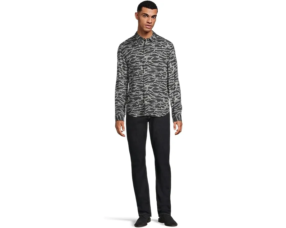 Рубашка Rodney из модала со скрытой планкой от John Varvatos