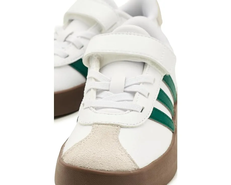 Кеды Adidas VL Court 3.0 на шнурках с липучкой для детей