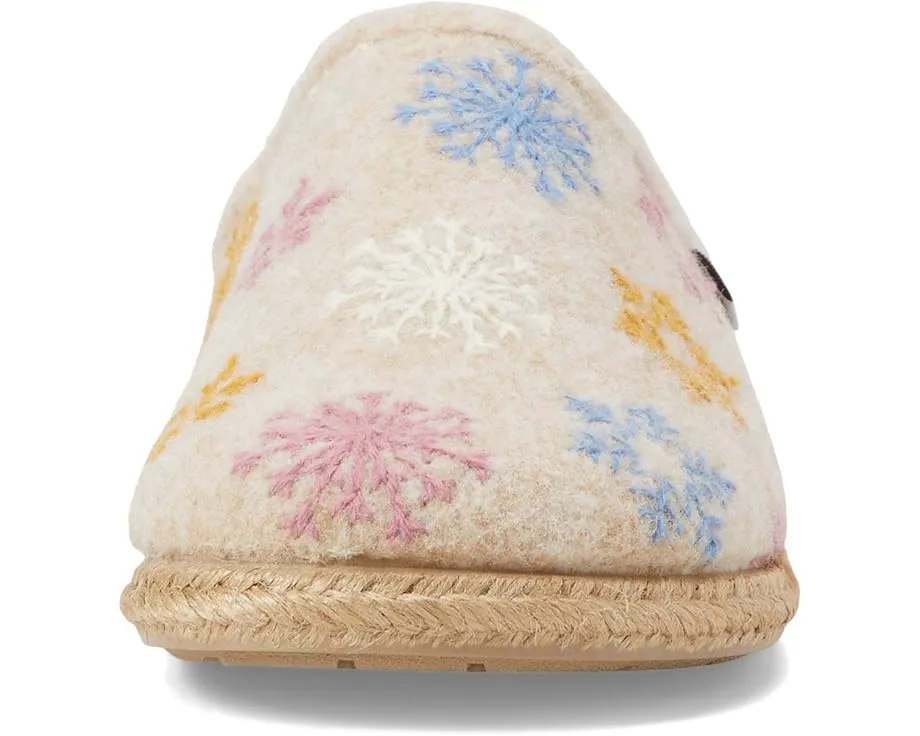 Теплые домашние тапочки Toni Pons Deli-CP с вышивкой и съемной стелькой