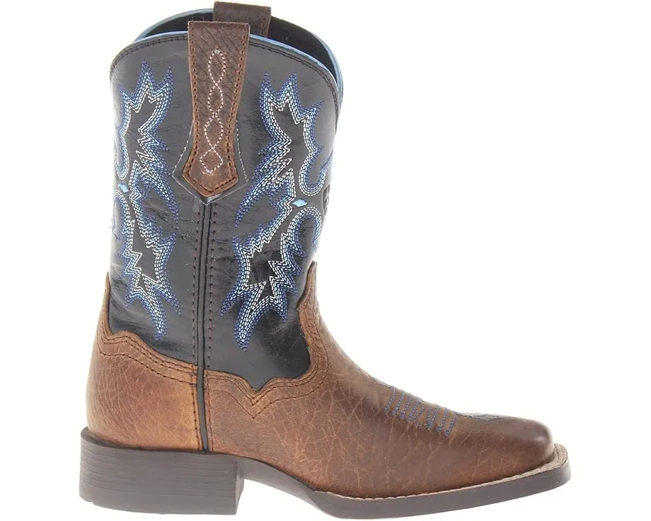 Ariat Kids Tombstone ковбойские сапоги с квадратным носком и съемной стелькой Booster Bed