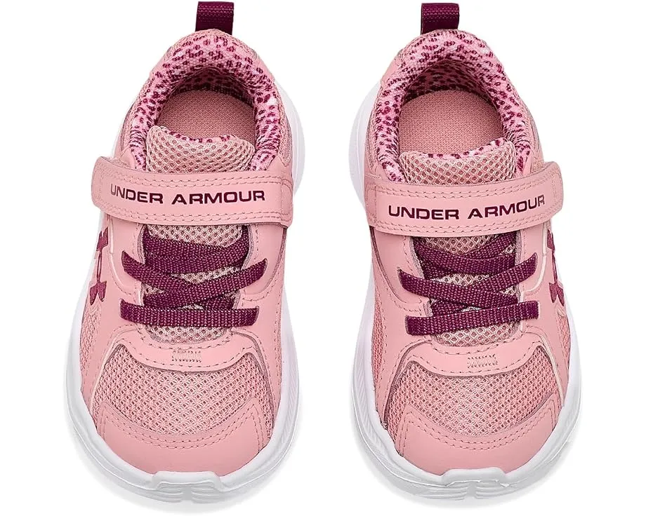 Кроссовки Charged Assert 11 Alternate Closure Under Armour для малышей Posh Pink