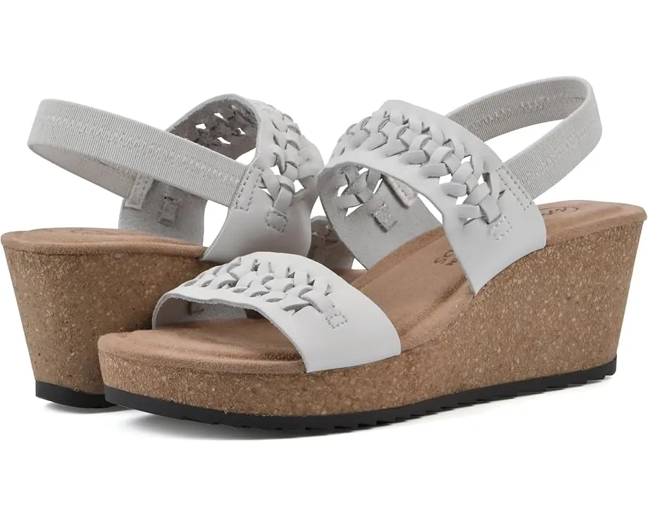 Сандалии White Mountain Pretreat на клиновидном каблуке с плетеными ремешками