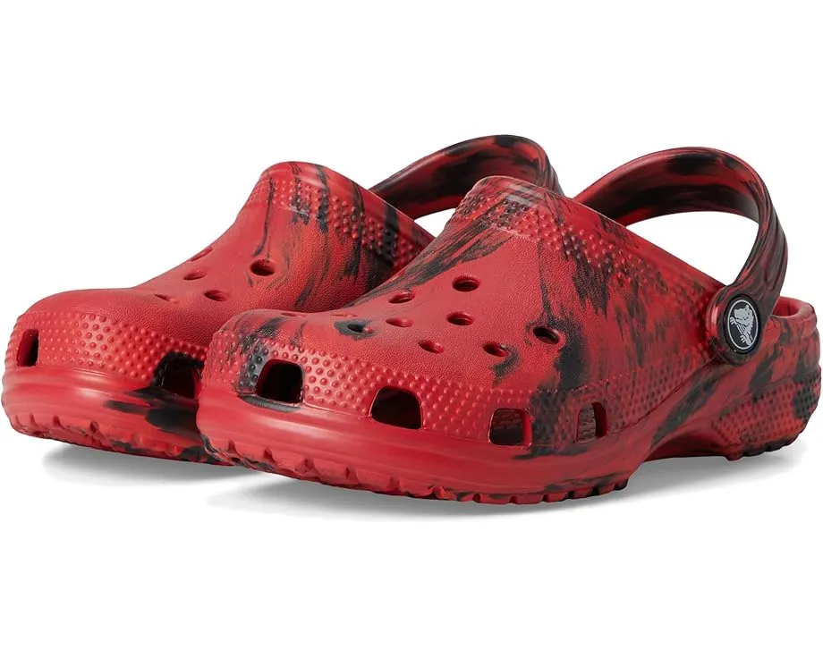 Crocs Classic Marbled Tie-Dye Clogs детские сабо в технике тай-дай