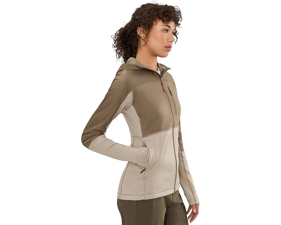 Толстовка Abisko Trail Fleece от Fjällräven с отводом влаги и капюшоном