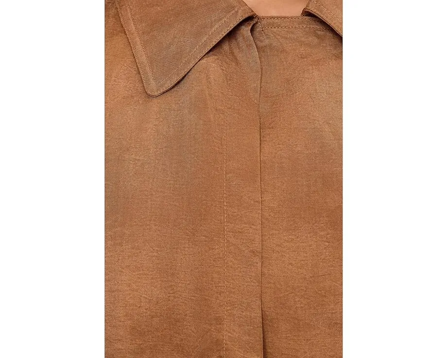 Тренч AllSaints Linnie с поясом и отложным воротником из лиоцелла