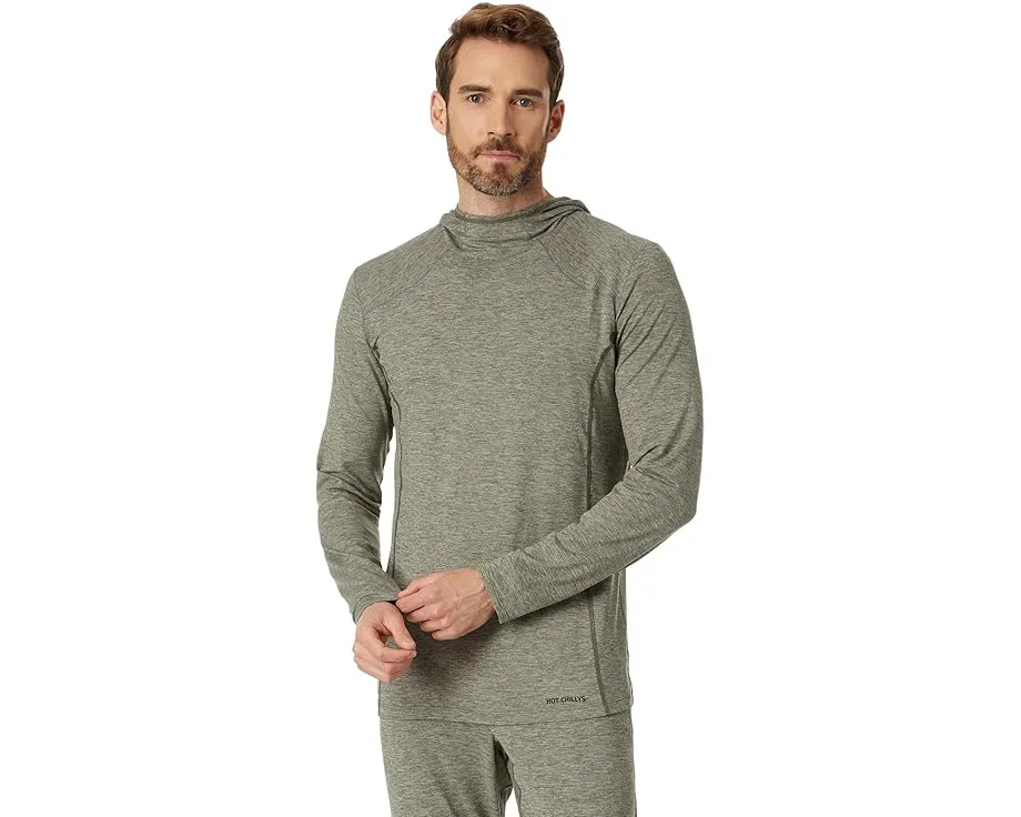 Толстовка Hot Chillys Clima-Tek с капюшоном и манжетами для большого пальца