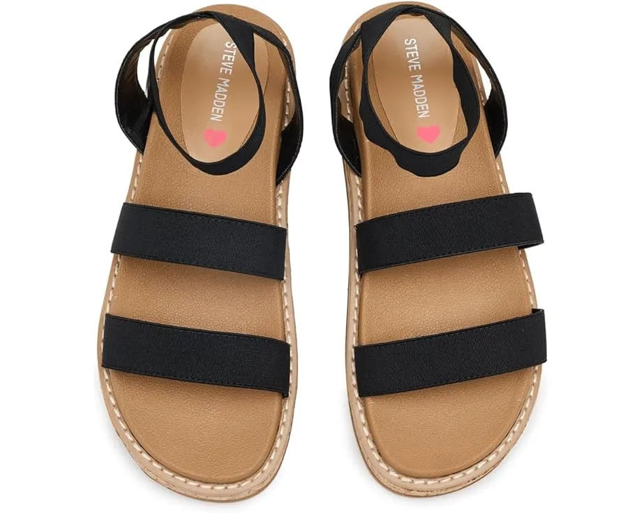 Детские сандалии Steve Madden Kids Avril с эластичными ремешками и подошвой из пробки